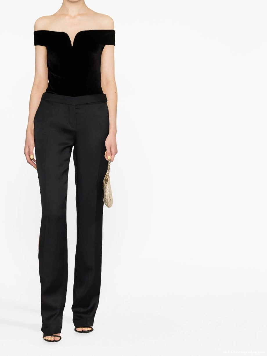 Affordable Women straight-leg Stella low-rise McCartney trousers 0406